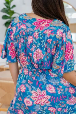 Proud Poppy Clothing Charlize Maxi Dress in Paisley Floral PaisleyFloral Hot
