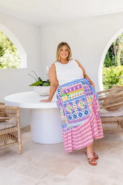 Proud Poppy Clothing Chiara Skirt in Limoncello Clearance