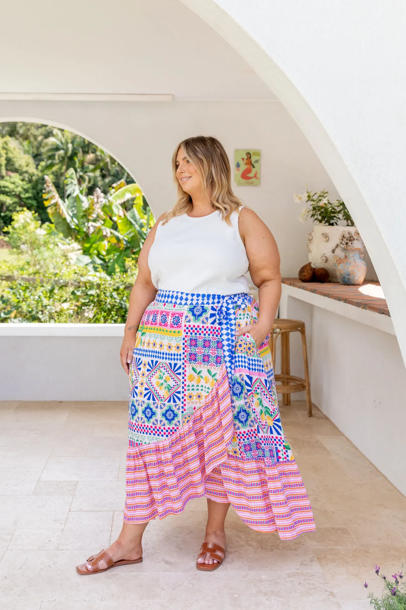 Proud Poppy Clothing Chiara Skirt in Limoncello Clearance
