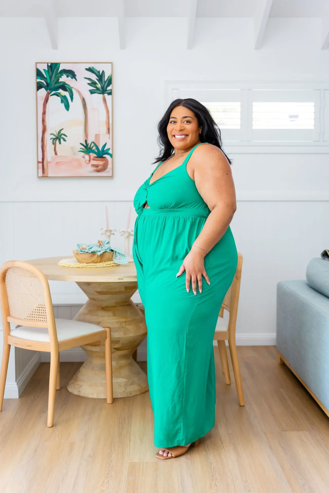 Proud Poppy Clothing Christina Jumpsuit in Green Hot