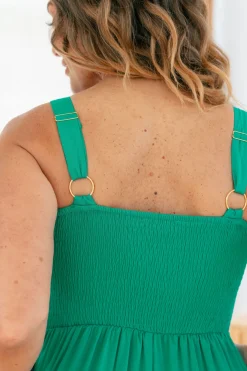 Proud Poppy Clothing Christina Jumpsuit in Green Hot