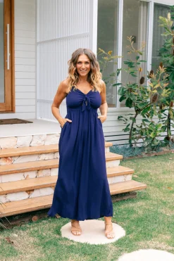 Proud Poppy Clothing Christina Jumpsuit in Navy Hot