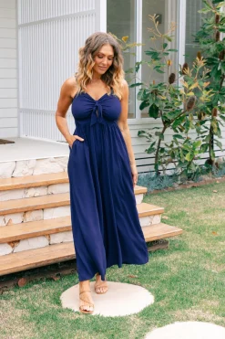 Proud Poppy Clothing Christina Jumpsuit in Navy Hot