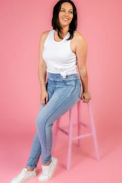 Proud Poppy Clothing Crew Pull on Jeans Hot