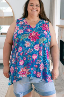Proud Poppy Clothing Dannie Top in Paisley Floral PaisleyFloral Hot