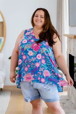 Proud Poppy Clothing Dannie Top in Paisley Floral PaisleyFloral Hot