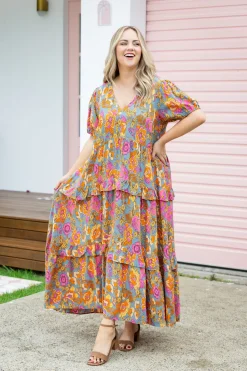 Proud Poppy Clothing Dhalia Maxi Dress Discount
