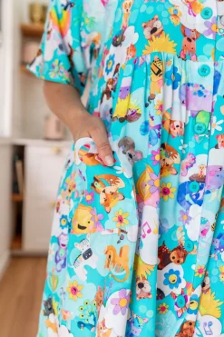 Proud Poppy Clothing Disco Dress in Kutopia by Kasey Rainbow KutopiabyKaseyRainbow Clearance