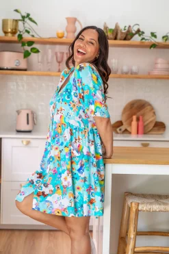 Proud Poppy Clothing Disco Dress in Kutopia by Kasey Rainbow KutopiabyKaseyRainbow Clearance