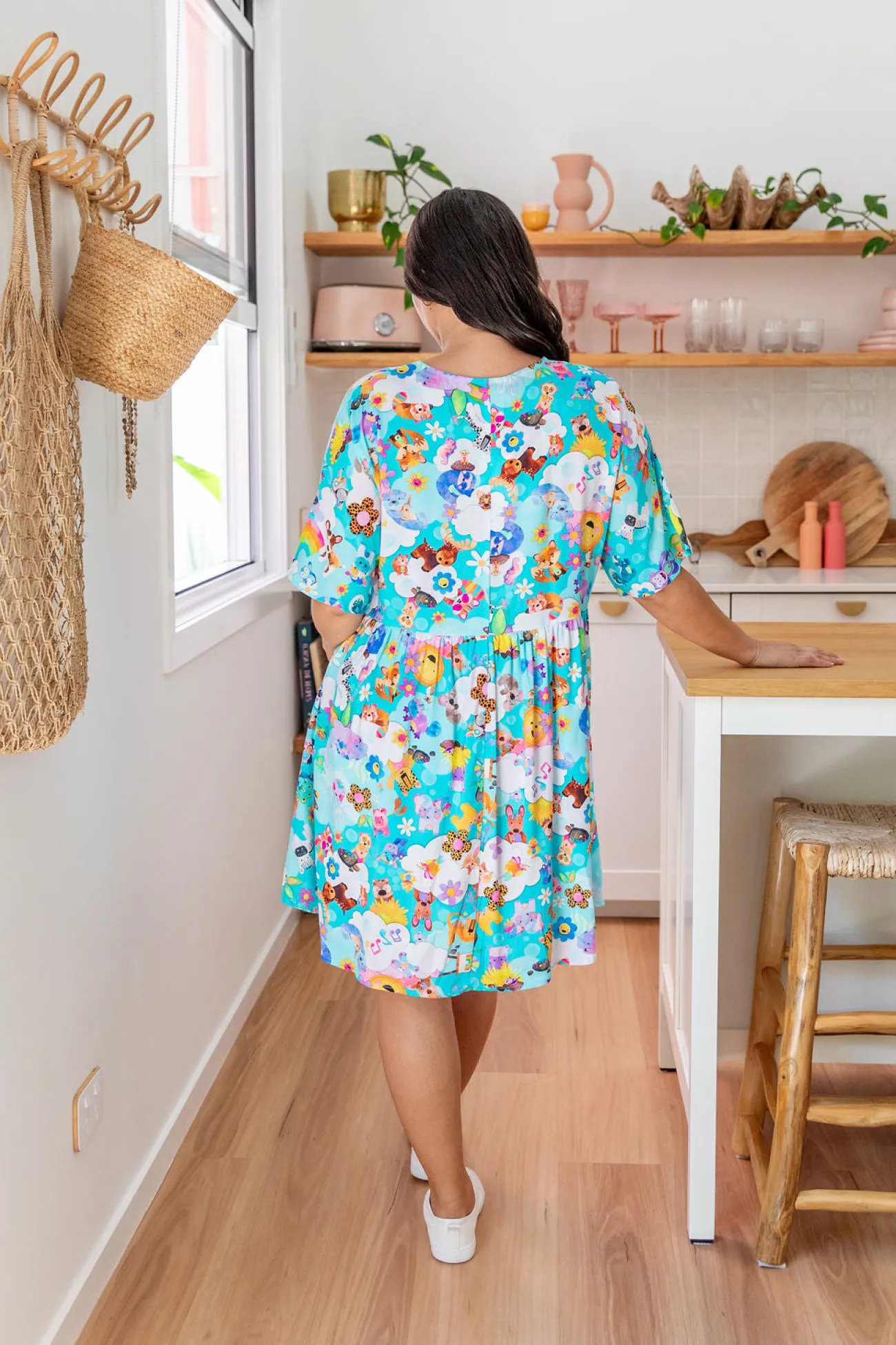 Proud Poppy Clothing Disco Dress in Kutopia by Kasey Rainbow KutopiabyKaseyRainbow Clearance