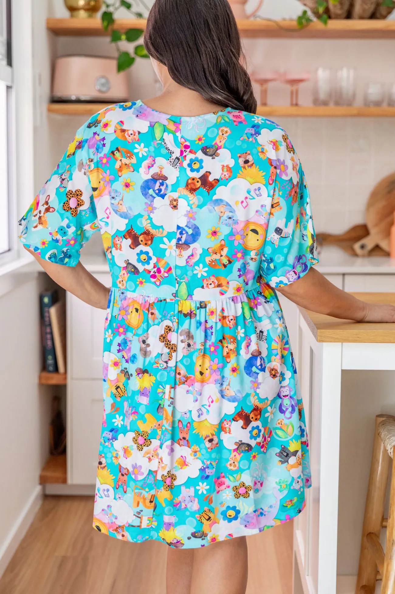 Proud Poppy Clothing Disco Dress in Kutopia by Kasey Rainbow KutopiabyKaseyRainbow Clearance