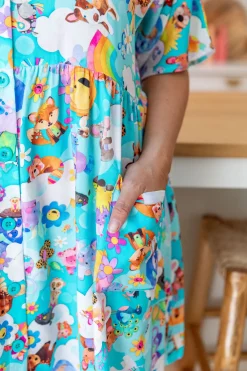 Proud Poppy Clothing Disco Dress in Kutopia by Kasey Rainbow KutopiabyKaseyRainbow Clearance