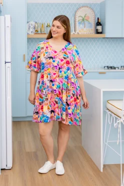 Proud Poppy Clothing Divine Dress in Aussie Lilac by Kasey Rainbow Clearance