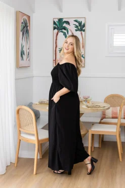 Proud Poppy Clothing Emily Jumpsuit in Black Online