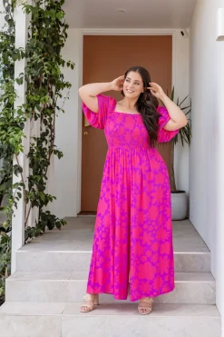 Proud Poppy Clothing Emily Jumpsuit in Summer Floral by Kasey Rainbow Outlet