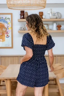 Proud Poppy Clothing Emily Playsuit in Navy Sale