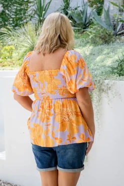Proud Poppy Clothing Emily Top in Honey Bloom HoneyBloom New