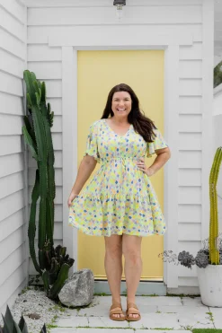Proud Poppy Clothing Esmae Dress in Diced Clearance