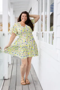 Proud Poppy Clothing Esmae Dress in Diced Clearance