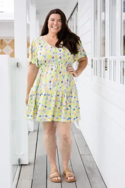 Proud Poppy Clothing Esmae Dress in Diced Clearance