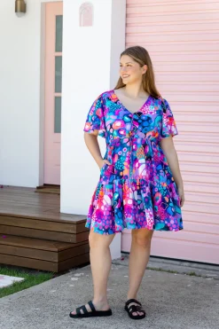 Proud Poppy Clothing Esmae Dress in Midnight Safari by Kasey Rainbow Hot