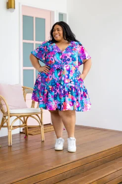 Proud Poppy Clothing Esmae Dress in Midnight Safari by Kasey Rainbow Hot