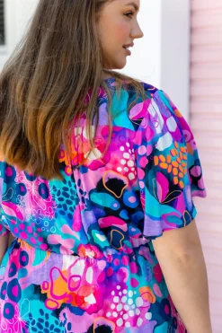 Proud Poppy Clothing Esmae Dress in Midnight Safari by Kasey Rainbow Hot