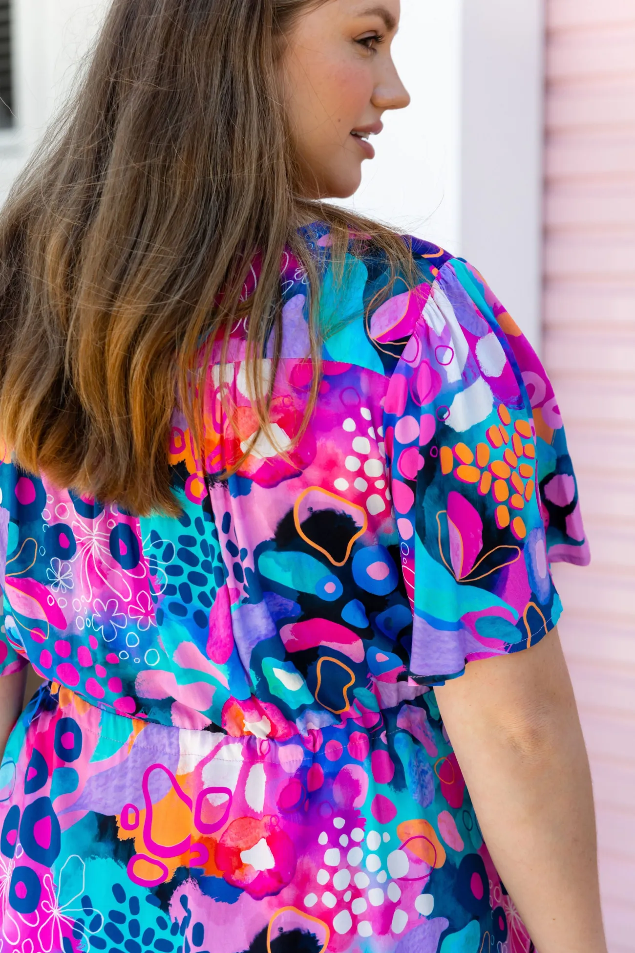 Proud Poppy Clothing Esmae Dress in Midnight Safari by Kasey Rainbow Hot