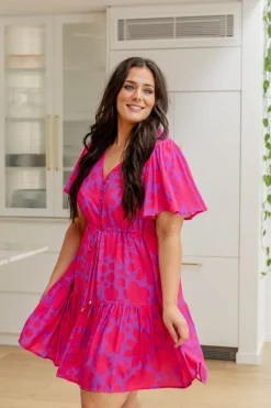 Proud Poppy Clothing Esmae Dress in Summer Floral by Kasey Rainbow Hot