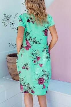 Proud Poppy Clothing Eve Dress in Aqua Online