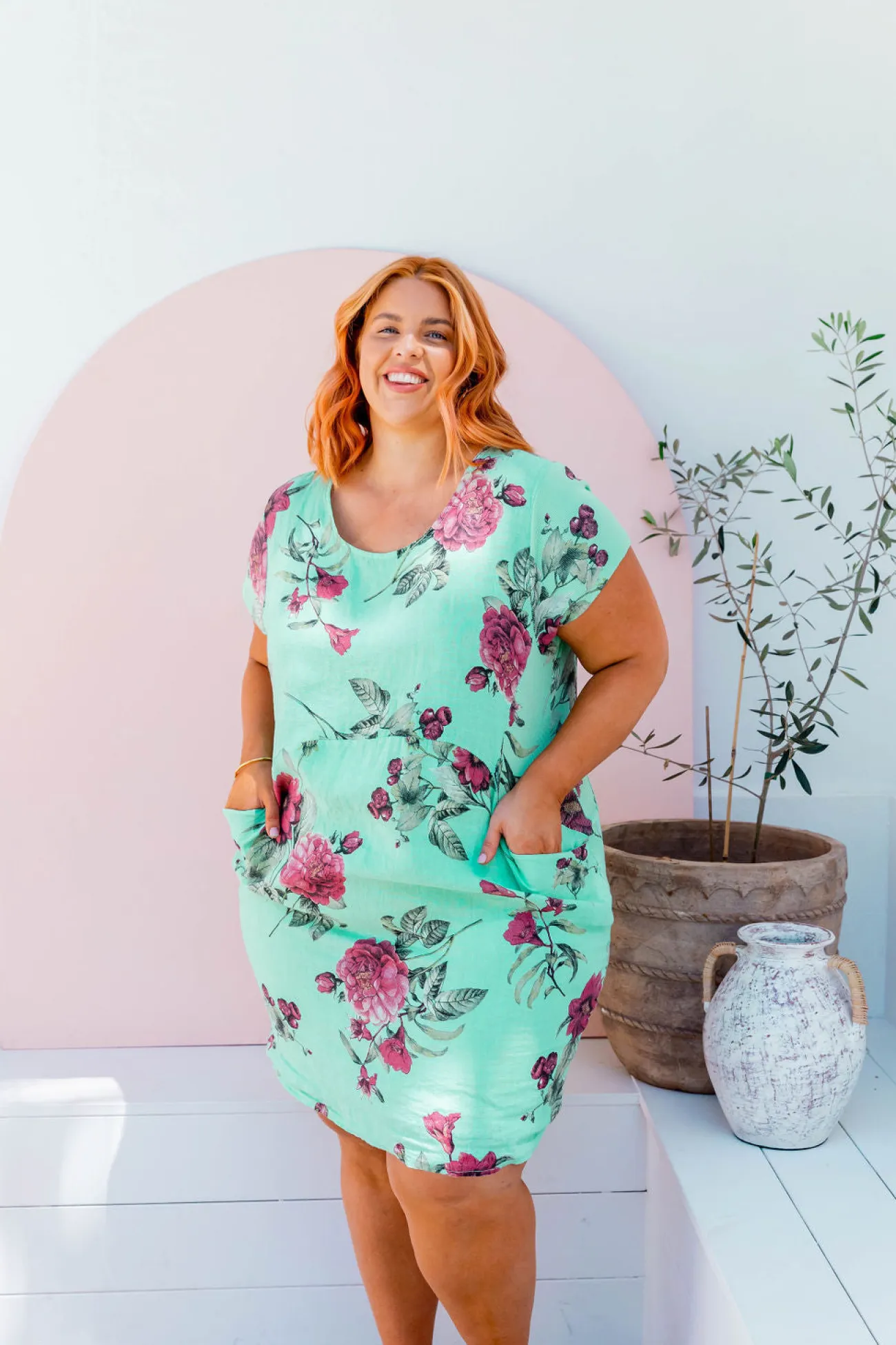Proud Poppy Clothing Eve Dress in Aqua Online