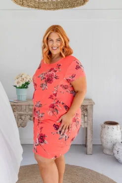 Proud Poppy Clothing Eve Dress in Hibiscus Fashion