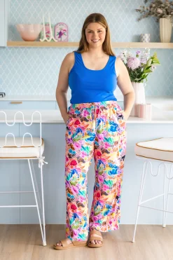 Proud Poppy Clothing Gina Pants in Aussie Lilac by Kasey Rainbow Sale