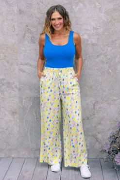Proud Poppy Clothing Gina Pants in Diced Fashion
