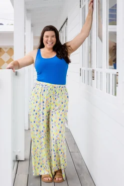 Proud Poppy Clothing Gina Pants in Diced Fashion