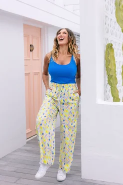 Proud Poppy Clothing Gina Pants in Diced Fashion