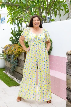 Proud Poppy Clothing Hazel Jumpsuit in Diced Hot