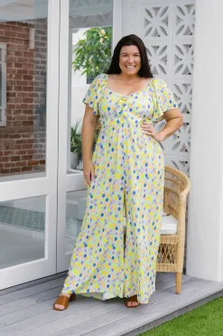 Proud Poppy Clothing Hazel Jumpsuit in Diced Hot