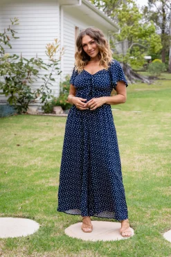 Proud Poppy Clothing Hazel Jumpsuit in Navy Clearance