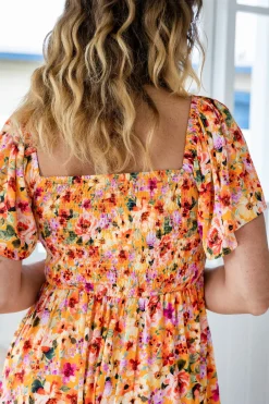 Proud Poppy Clothing Hazel Jumpsuit in Sunshine Floral SunshineFloral Sale