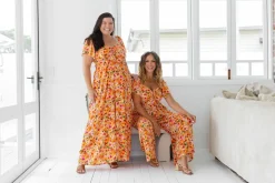 Proud Poppy Clothing Hazel Jumpsuit in Sunshine Floral SunshineFloral Sale
