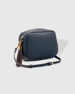 Proud Poppy Clothing Jacinta Eddie Crossbody Bag in Steel Blue by Louenhide SteelBluebyLouenhide Clearance