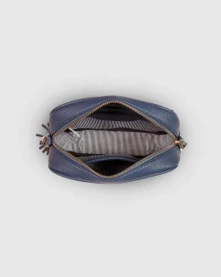 Proud Poppy Clothing Jacinta Eddie Crossbody Bag in Steel Blue by Louenhide SteelBluebyLouenhide Clearance
