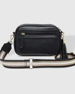 Proud Poppy Clothing Jacinta Metallic Crossbody Bag in Black by Louenhide New