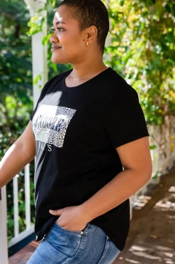 Proud Poppy Clothing J'Adore Paris T-Shirt in Black Clearance