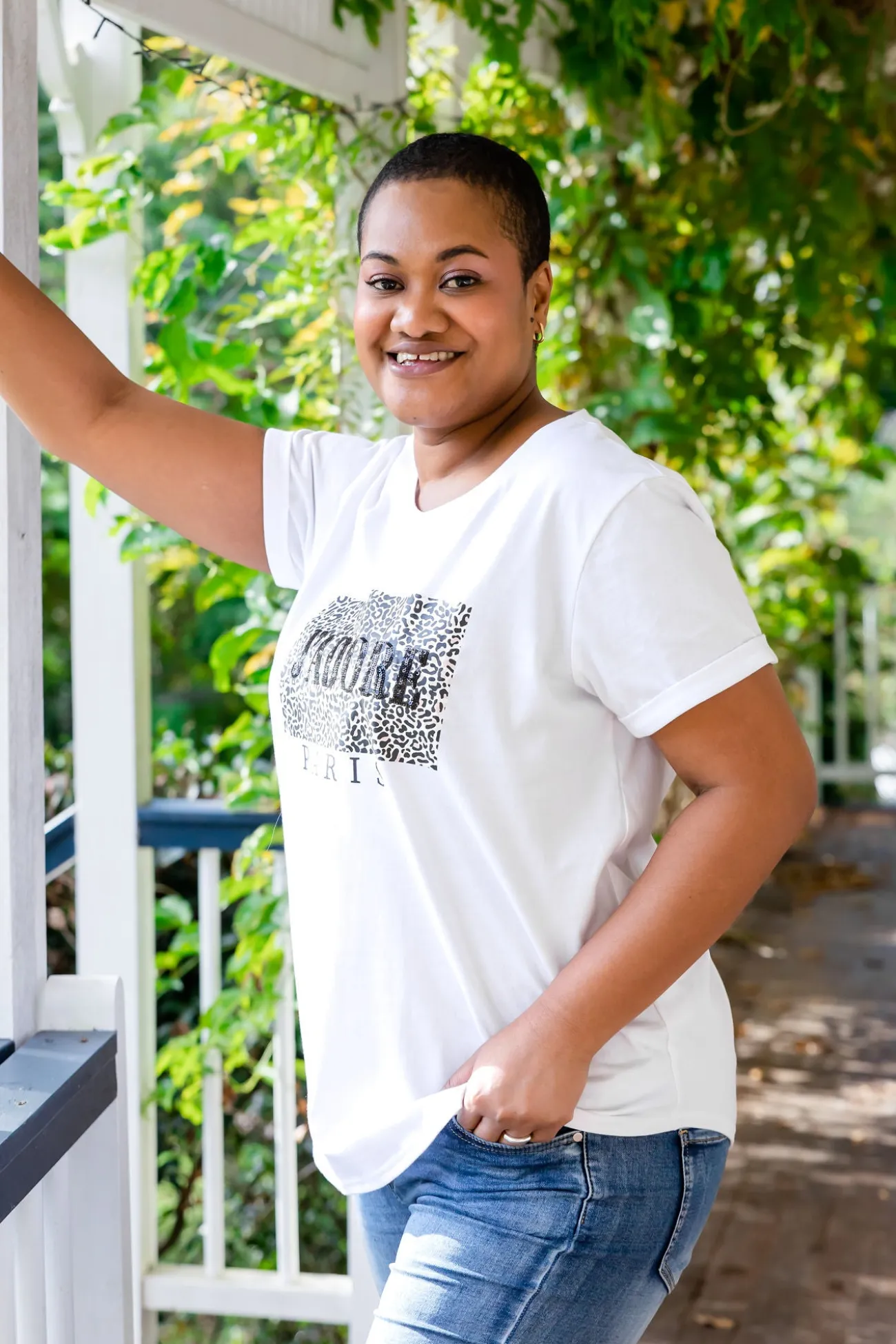 Proud Poppy Clothing J'Adore Paris T-Shirt in White Sale