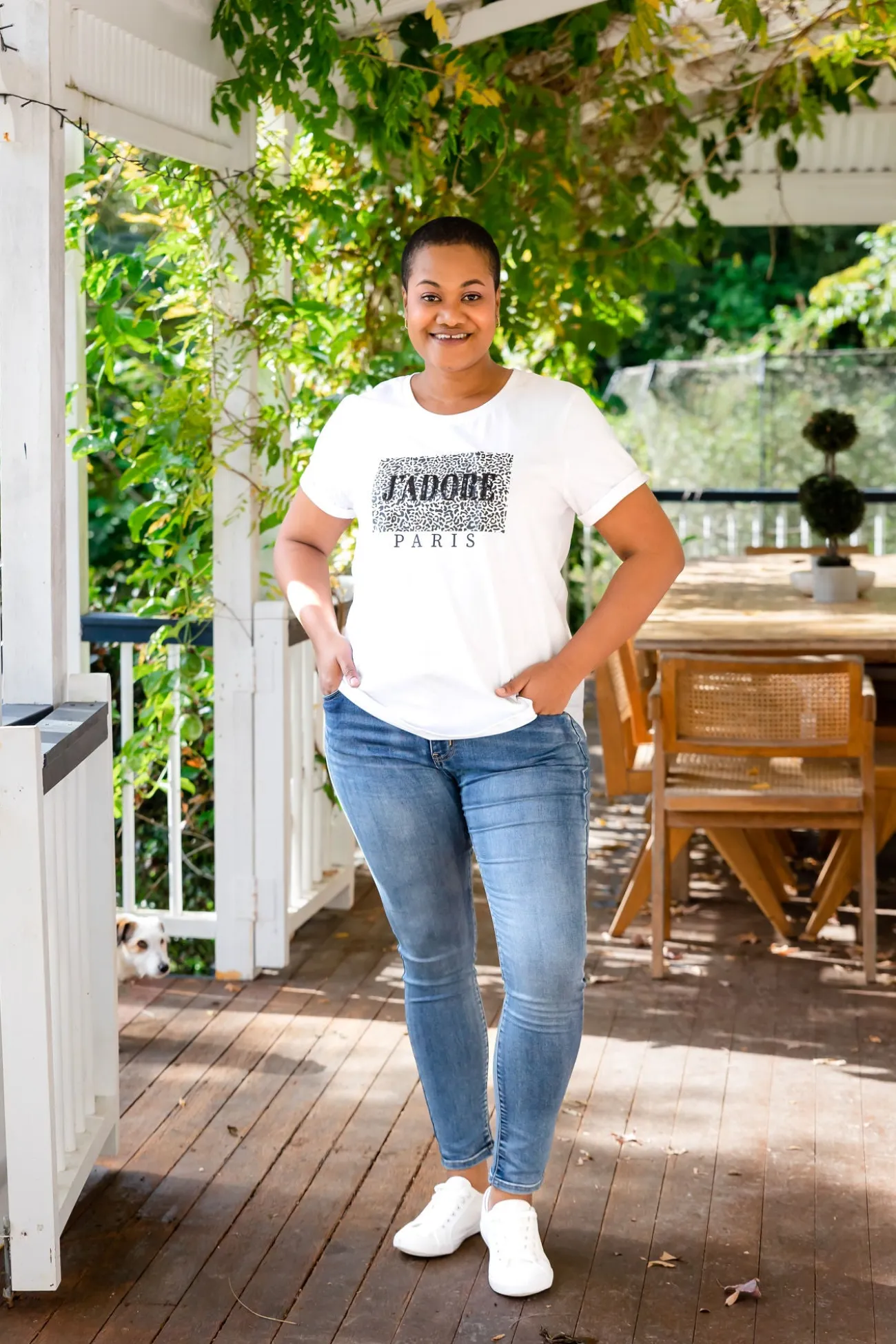 Proud Poppy Clothing J'Adore Paris T-Shirt in White Sale