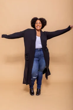 Proud Poppy Clothing Jane Cardigan in Black New
