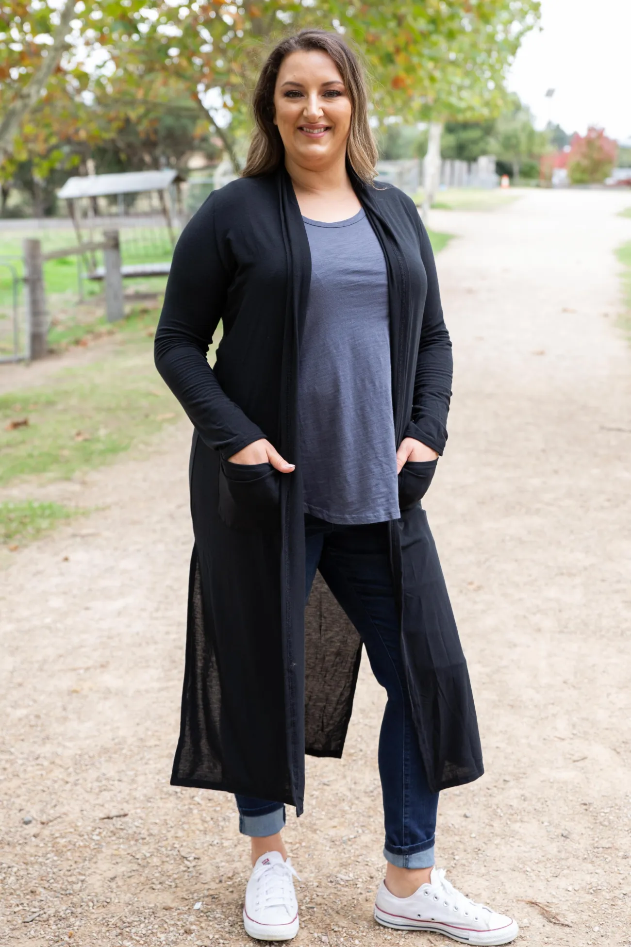 Proud Poppy Clothing Jane Cardigan in Black New