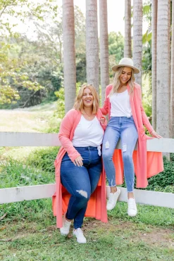 Proud Poppy Clothing Jane Cardigan in Coral New